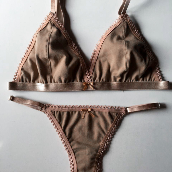 Conjunto algodon nude