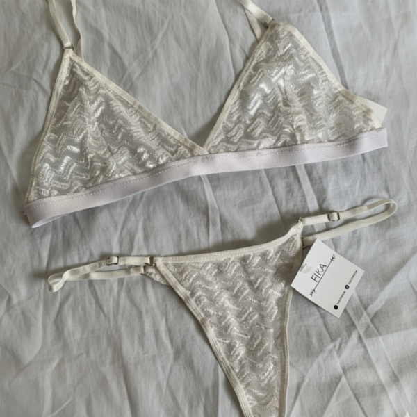 Conjunto gala blanco